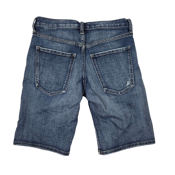 Banana Republic Blue Distressed Denim Shorts Sz.25 - Picture 2 of 9